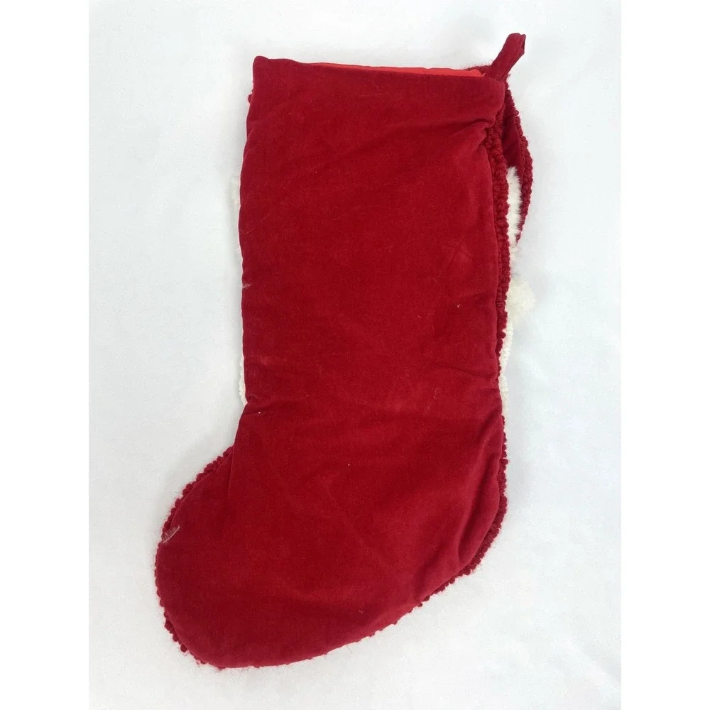 Dan Dee Santa Claus Christmas Stocking Needlepoint 3D Collector's Choice